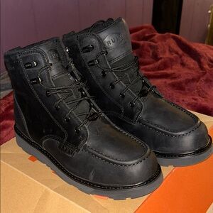 Marin 6" Soft Toe Waterproof Black Boots